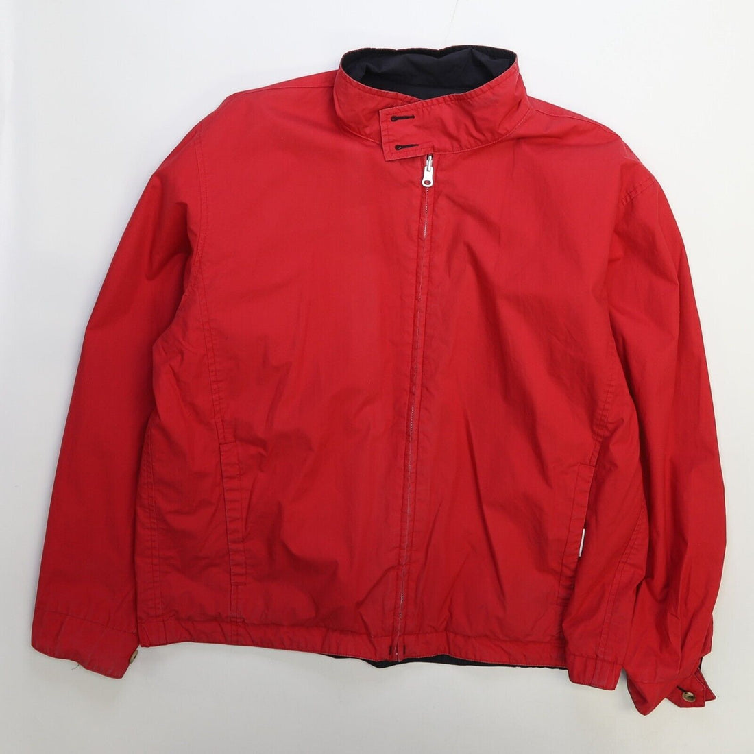 Vintage Land's End Harrington Jacket Size Medium Reversible