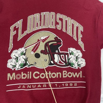 Vintage Florida State Seminoles Football Cotton Bowl Sweatshirt Large 90s NCAA