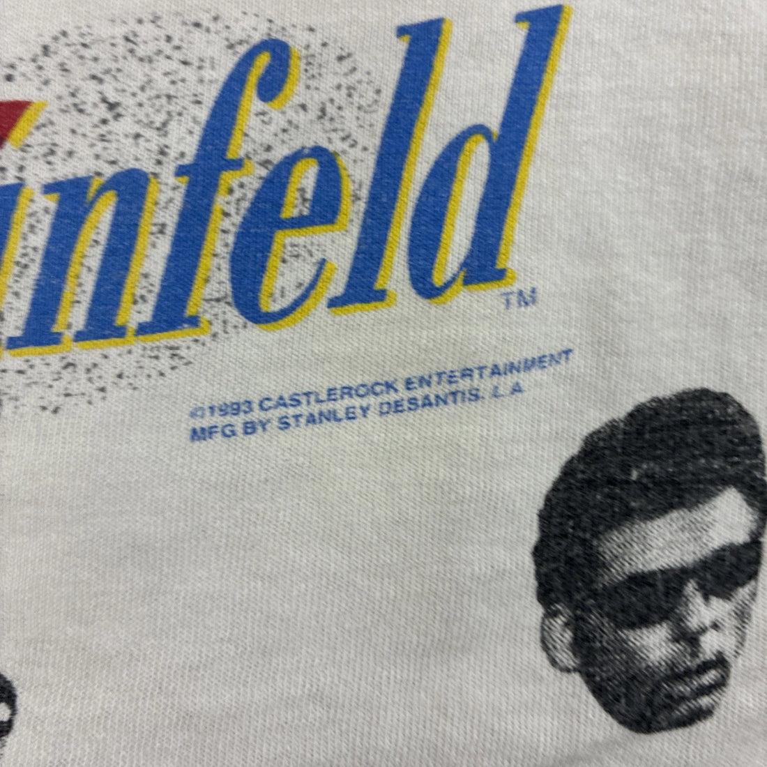Vintage Seinfeld Stanley Desantis TV Promo T-Shirt Medium 1993 90s