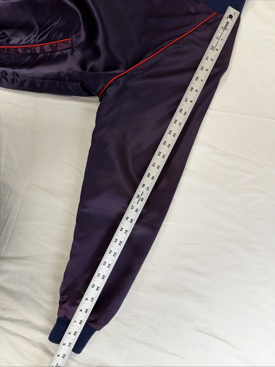 Vintage Mickey Mouse Fantasia Disney Satin Bomber Jacket Size Medium 80s