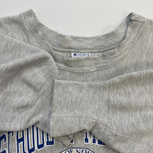 Vintage University New York School Medicine Champion Reverse Weave Sweatshirt XL