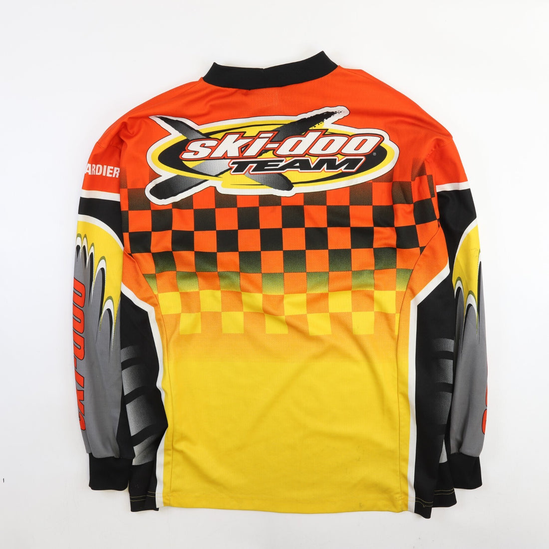Vintage Ski-Doo X Team Snowmobile Racing Long Sleeve T-Shirt Large AOP