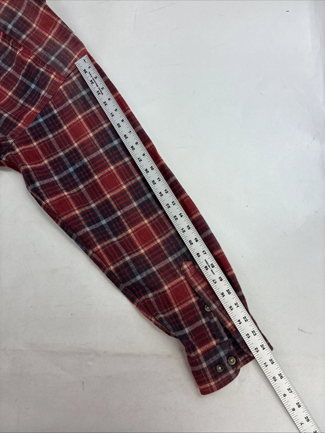 Carhartt Button Up Shirt Size Large Red Plaid