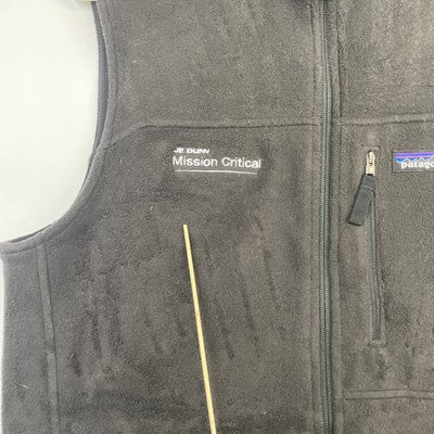 Patagonia Synchilla Fleece Vest Jacket Size Medium Black