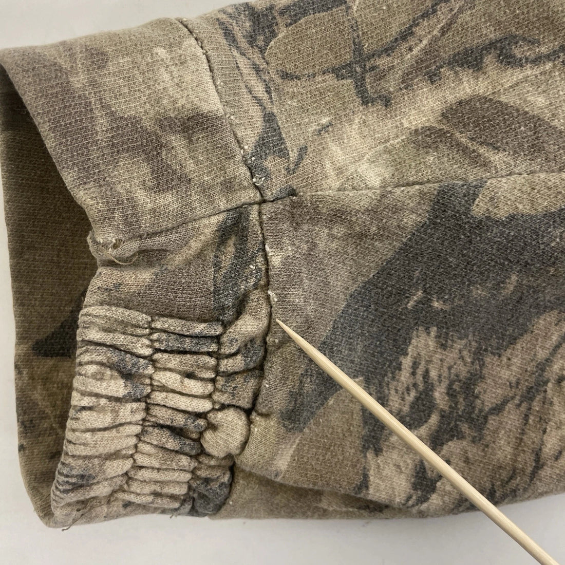Pro Action Tree Camo Full Zip Sweatshirt Hoodie Size 2XL Cropped