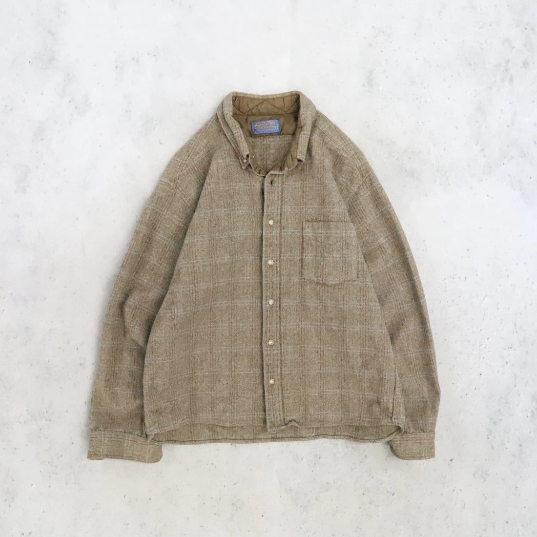 Vintage Pendleton Wool Fireside Button Up Shirt Size XL Cropped