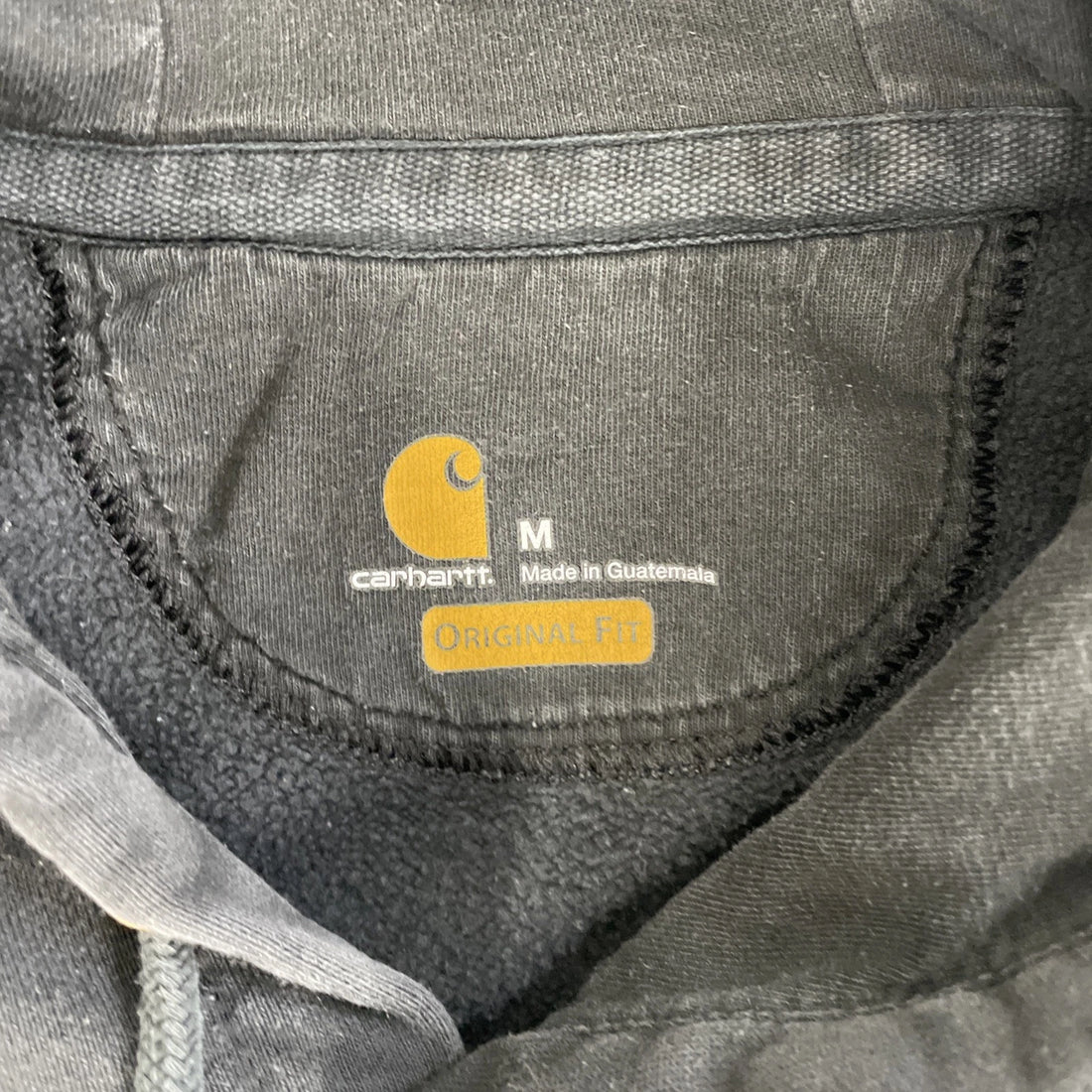 Carhartt Sweatshirt Hoodie Size Medium Black