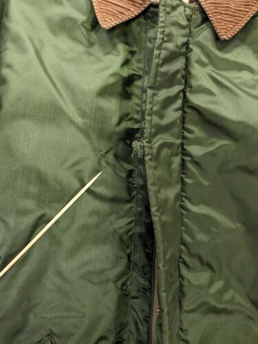 Vintage Military Extreme Cold Weather Coat Jacket Size Large Green Army