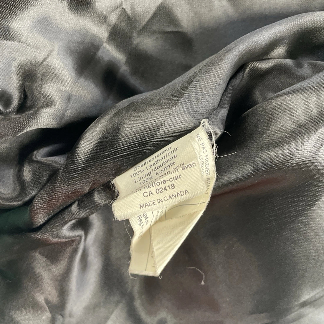 Vintage Leather Bomber Jacket Size Small Green