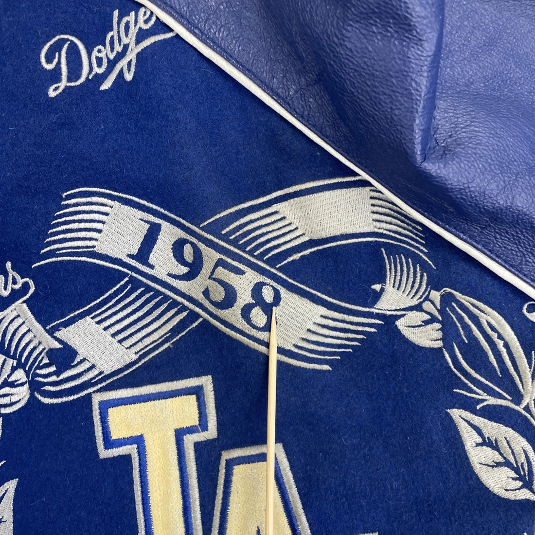 Vintage Los Angeles Dodgers JH Leather Wool Varsity Jacket 4XL Reversible MLB