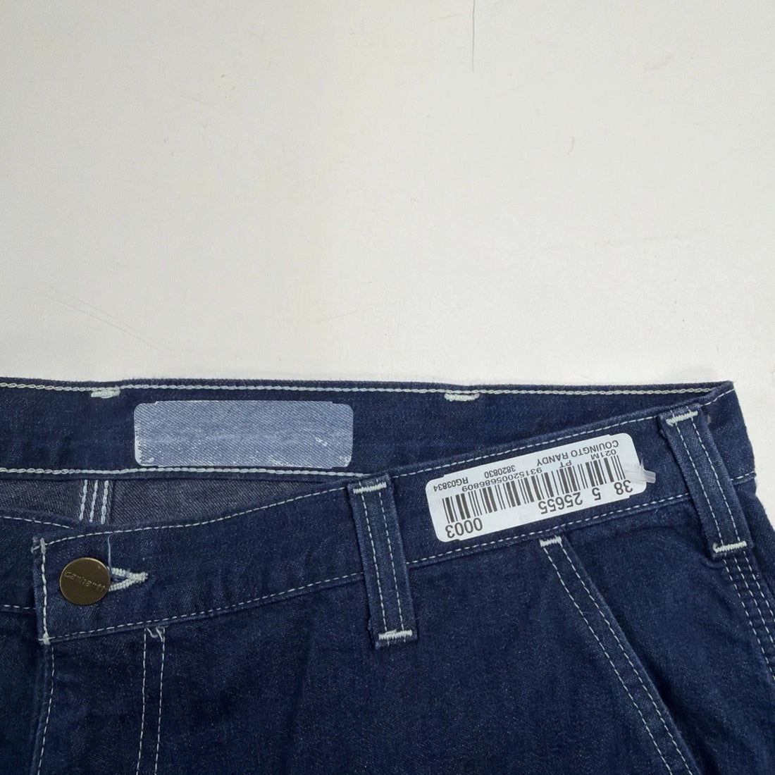Vintag Carhartt Carpenter Denim Jeans Work Pants Size 38 X 34 Blue