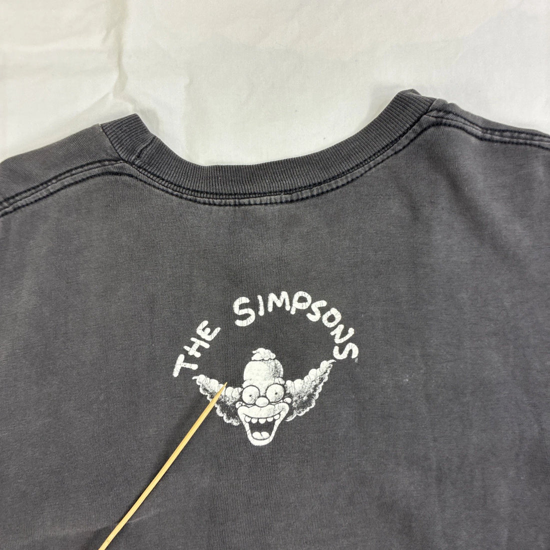 Vintage Krusty The Clown The Simpsons T-Shirt Size Large Distressed 1994 90s