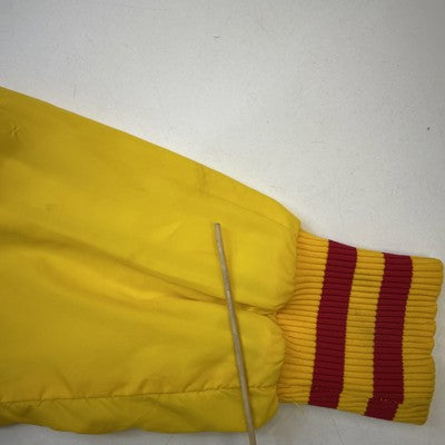 Vintage Iowa State Champion Bomber Jacket Size XL Yellow 80s