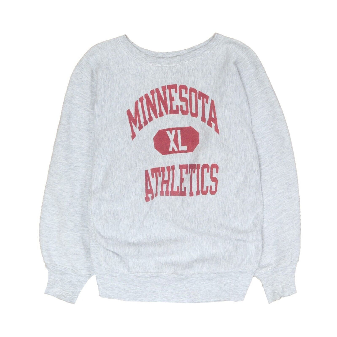 Vintage Minnesota Athletic Champion Reverse Weave Sweatshirt Size Large 80s Gray