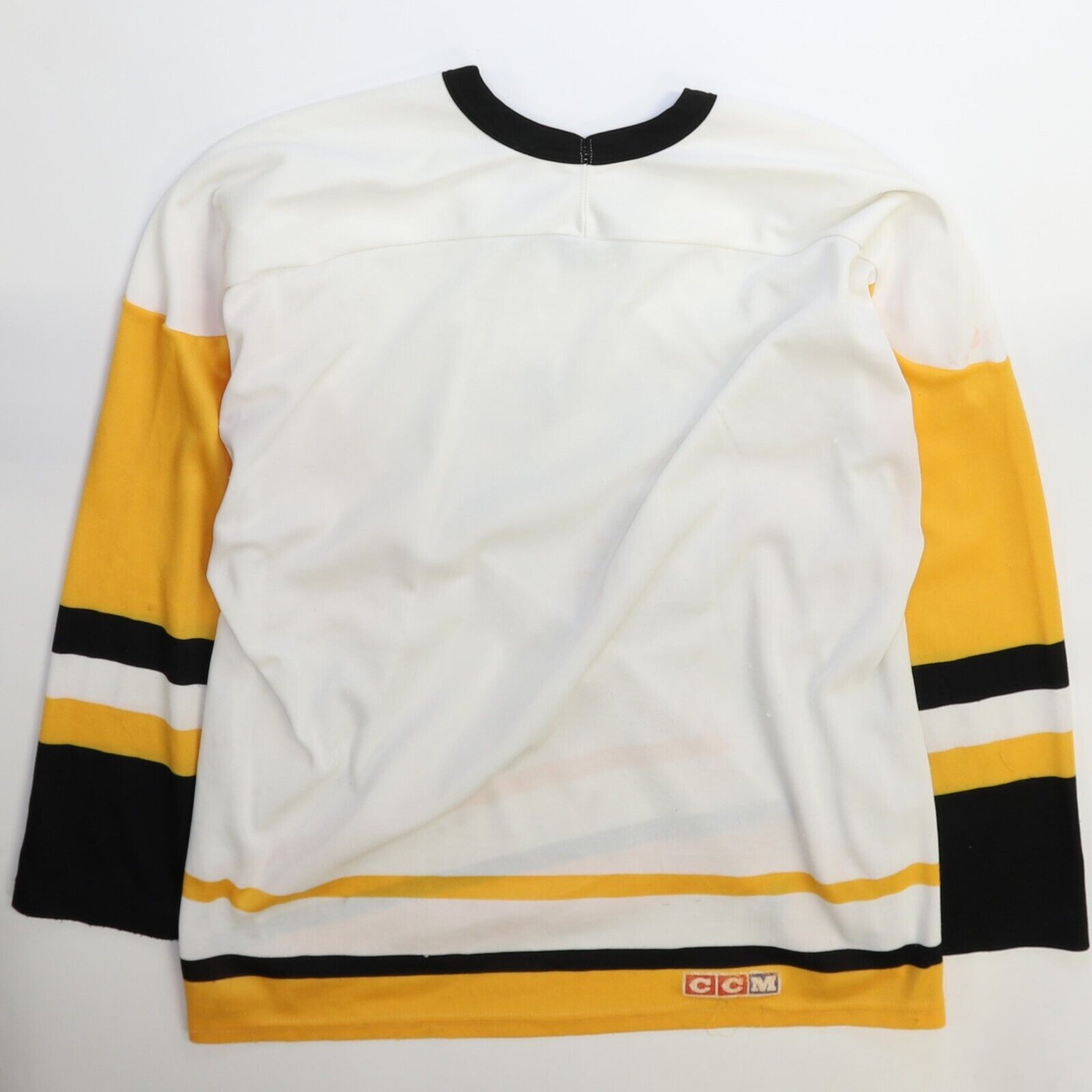 Vintage Pittsburgh Penguins CCM Jersey Size Large NHL Throwback Vault