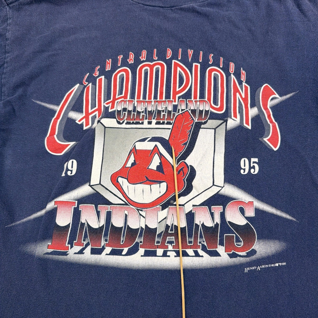 Vintage Cleveland Indians Division Champs T-Shirt Size Large MLB