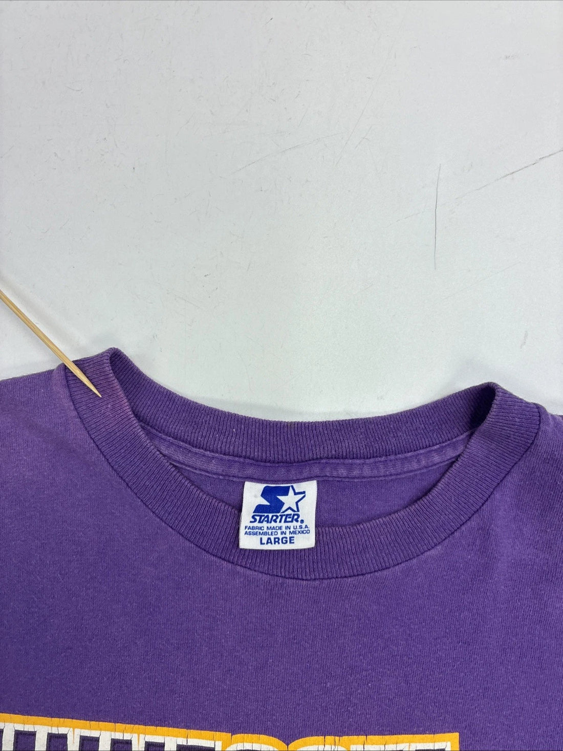 Vintage Minnesota Vikings Starter T-Shirt Size Large 90s NFL