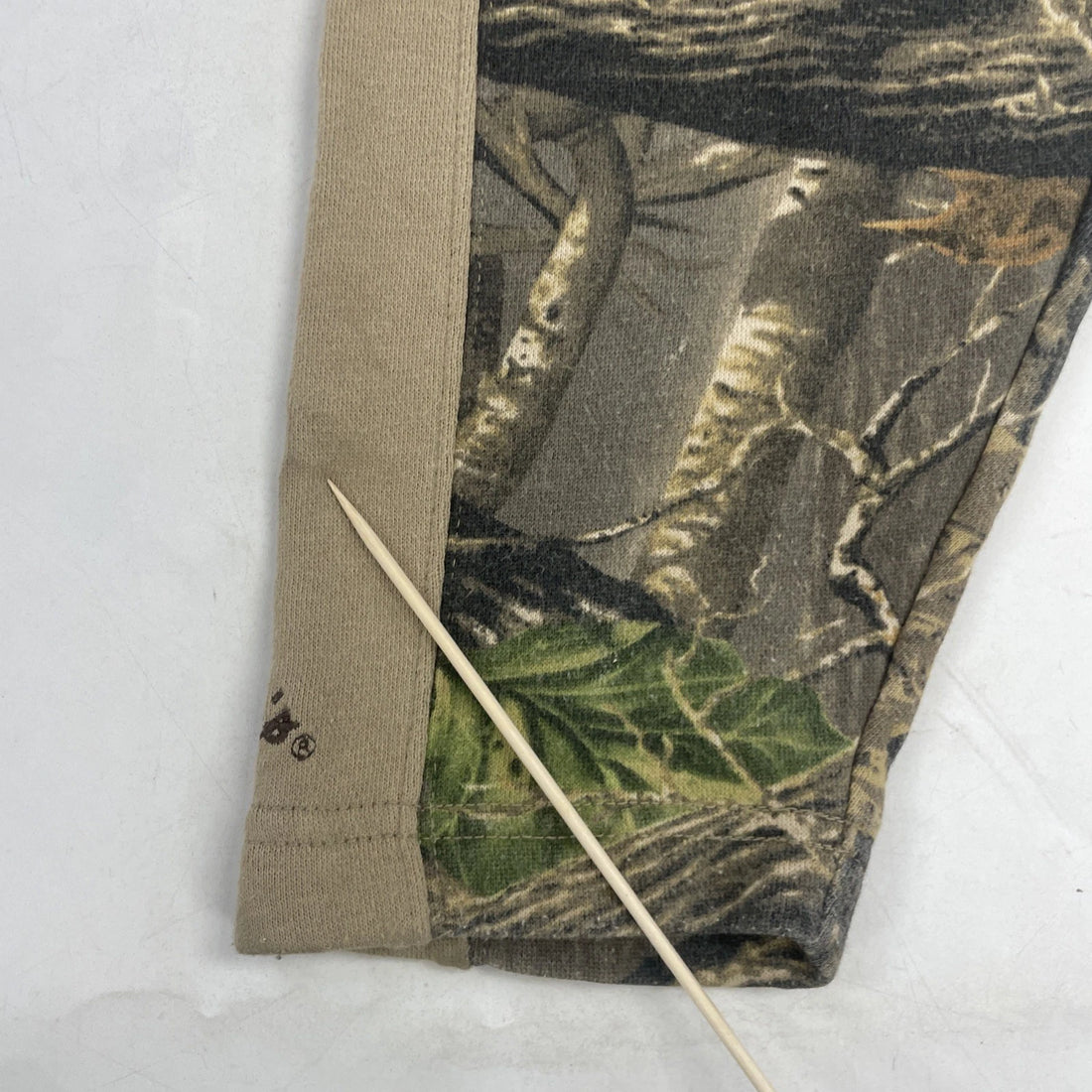 Cabela's Seclusion Camo 1/4 Zip Sweatshirt Size Medium