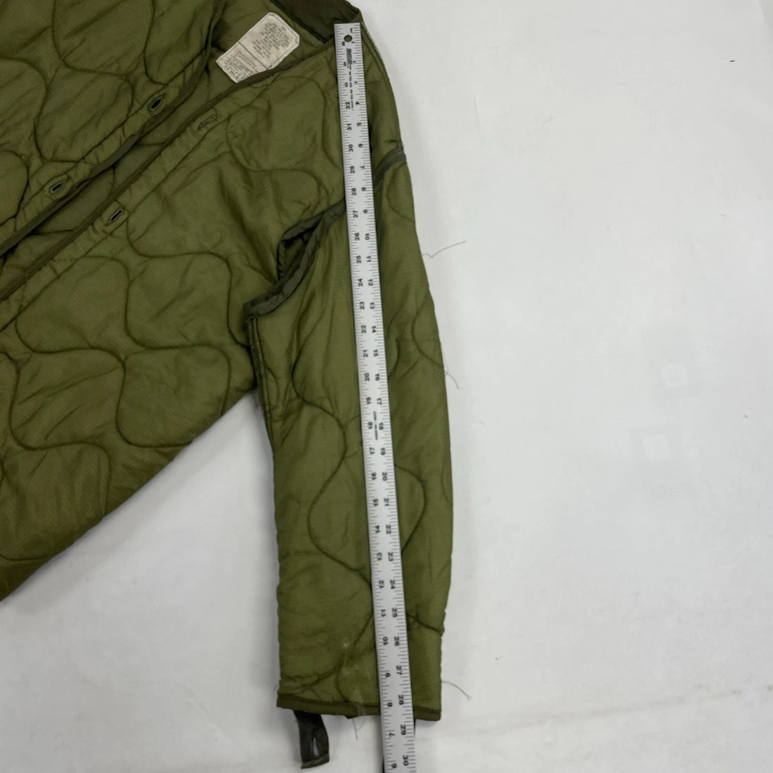 Vintage Military Cold Weather Field Coat Jacket Liner Size Small