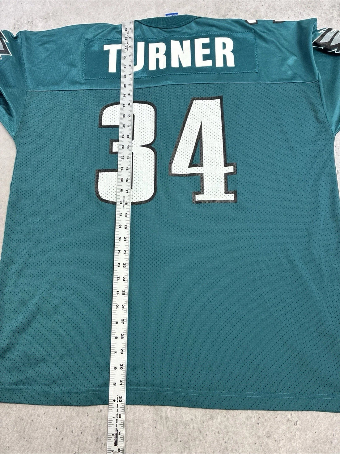 Vintage Philadelphia Eagles Kevin Turner Champion Jersey Size 52 NFL