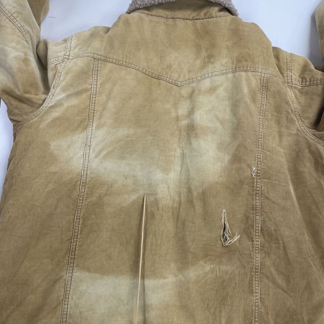 Urban Pipeline Corduroy Trucker Jacket Size XL Sherpa Lined Y2K