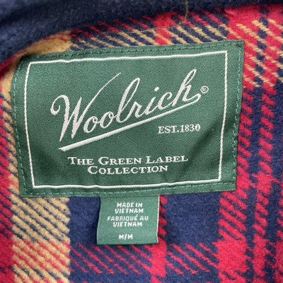 Woolrich Green Label Collection Button Up Shirt Size Medium Plaid