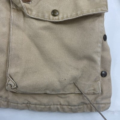 Vintage Evergreen Rodeo Carhartt Canvas Ranch Chore Work Jacket Small C52 WET