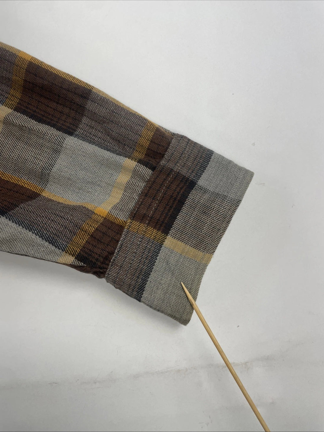 Vintage Eddie Bauer Button Up Shirt Size Large Brown Plaid