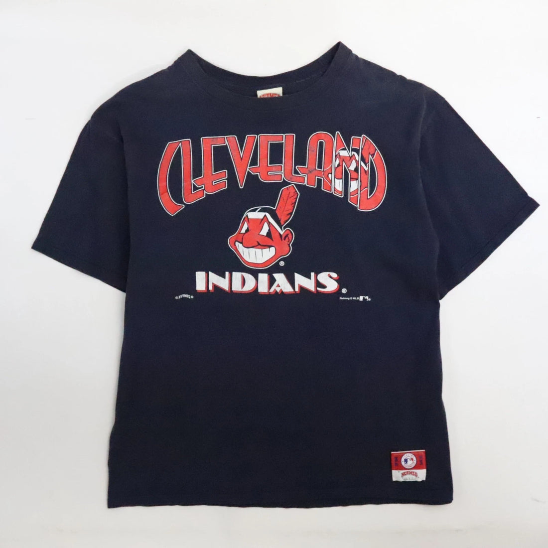 Vintage Cleveland Indians Nutmeg T-Shirt Size XL MLB