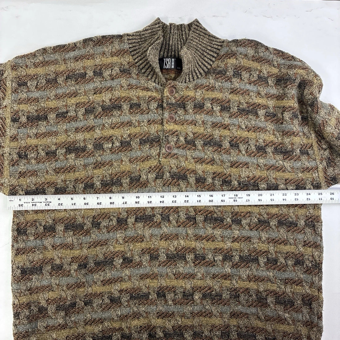 Vintage Collared Pullover Sweater Size 2XL