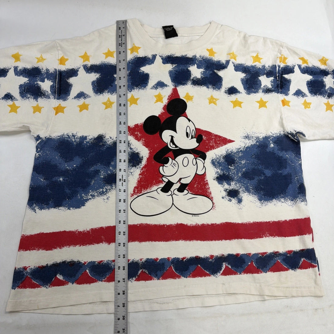 Vintage Mickey Mouse Disney T-Shirt Size 2XL All Over Print