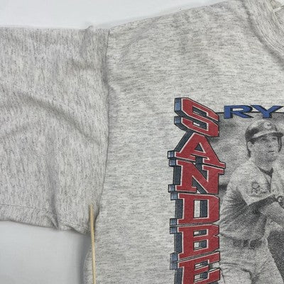 Vintage Ryne Sandberg Chicago Cubs Salem T-Shirt Size XL 90s MLB