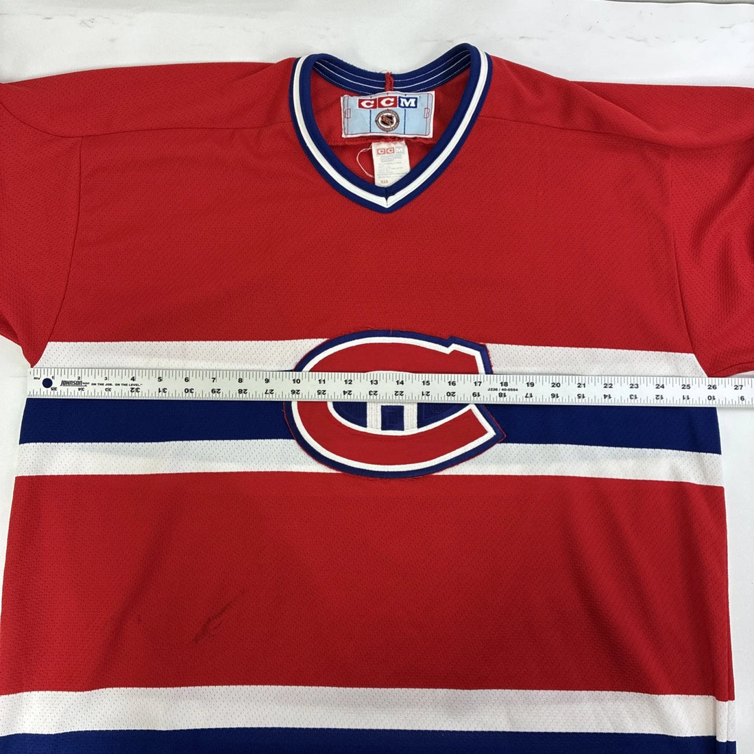 Vintage Montreal Canadiens CCM Hockey Jersey Size XL NHL