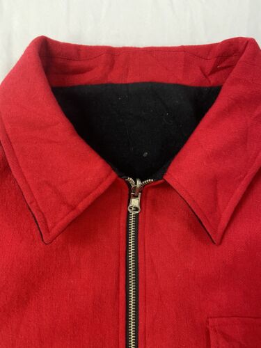 Vintage Marlboro Wool Coat Jacket Size Small Reversible 90s