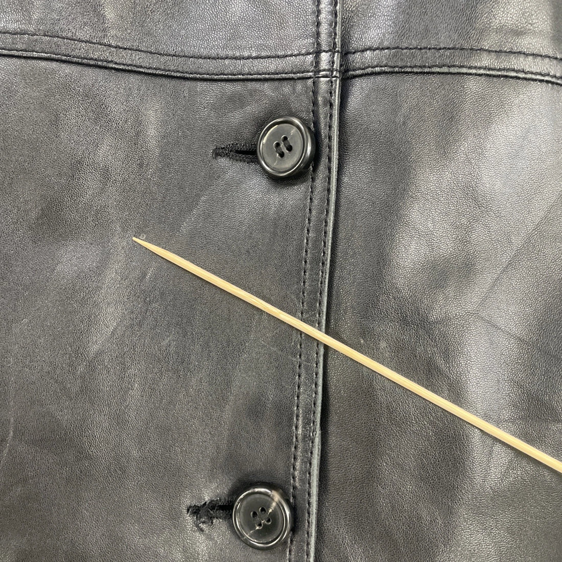 Danier Leather Coat Jacket Womens Size Large Black