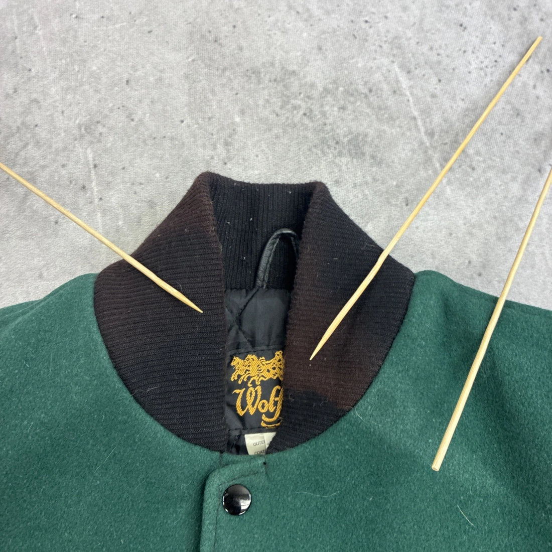 Vintage Pilsner Long Creek Saloon Wool Varsity Jacket Size XL