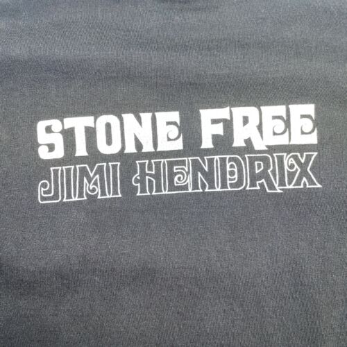 Vintage Jimi Hendrix Stone Free T-Shirt Size Large 2004