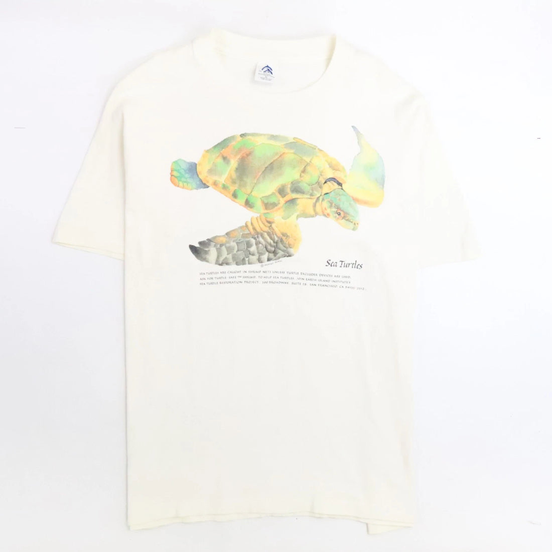 Vintage Sea Turtles T-Shirt Size XL Nature 90s