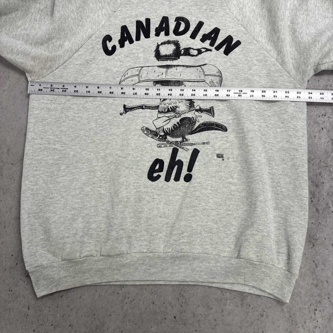 Vintage Canadian eh! Crewneck Sweatshirt Size Large