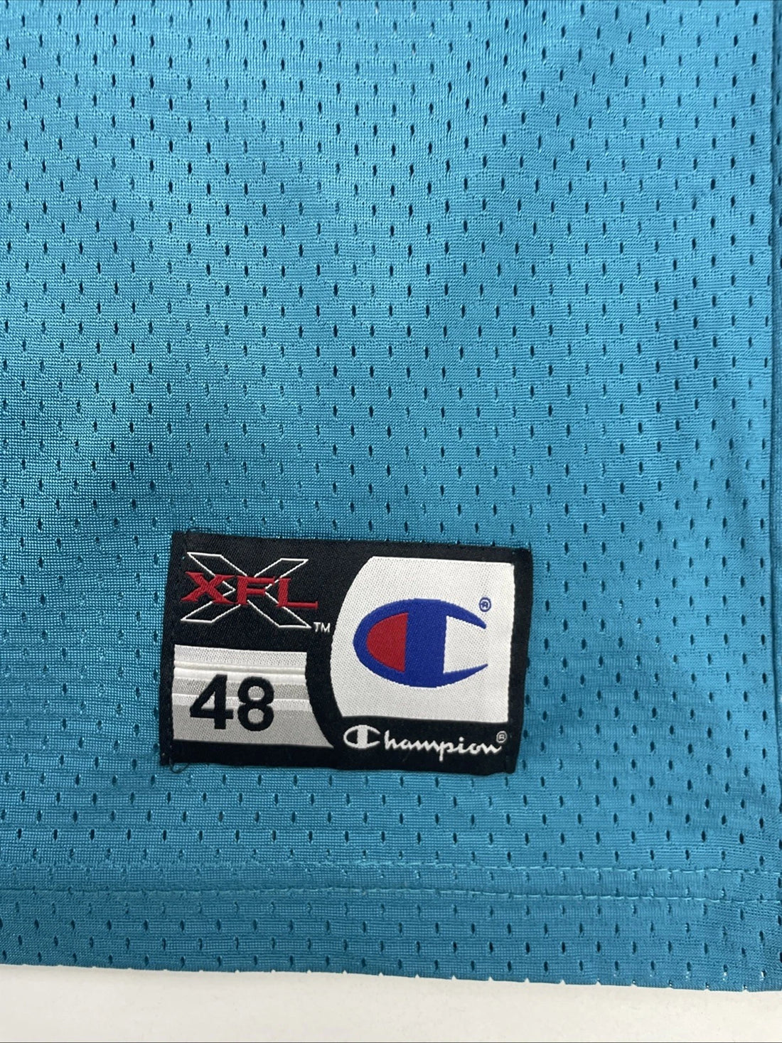 Vintage Memphis Maniax Champion Football Jersey Size 48 XFL