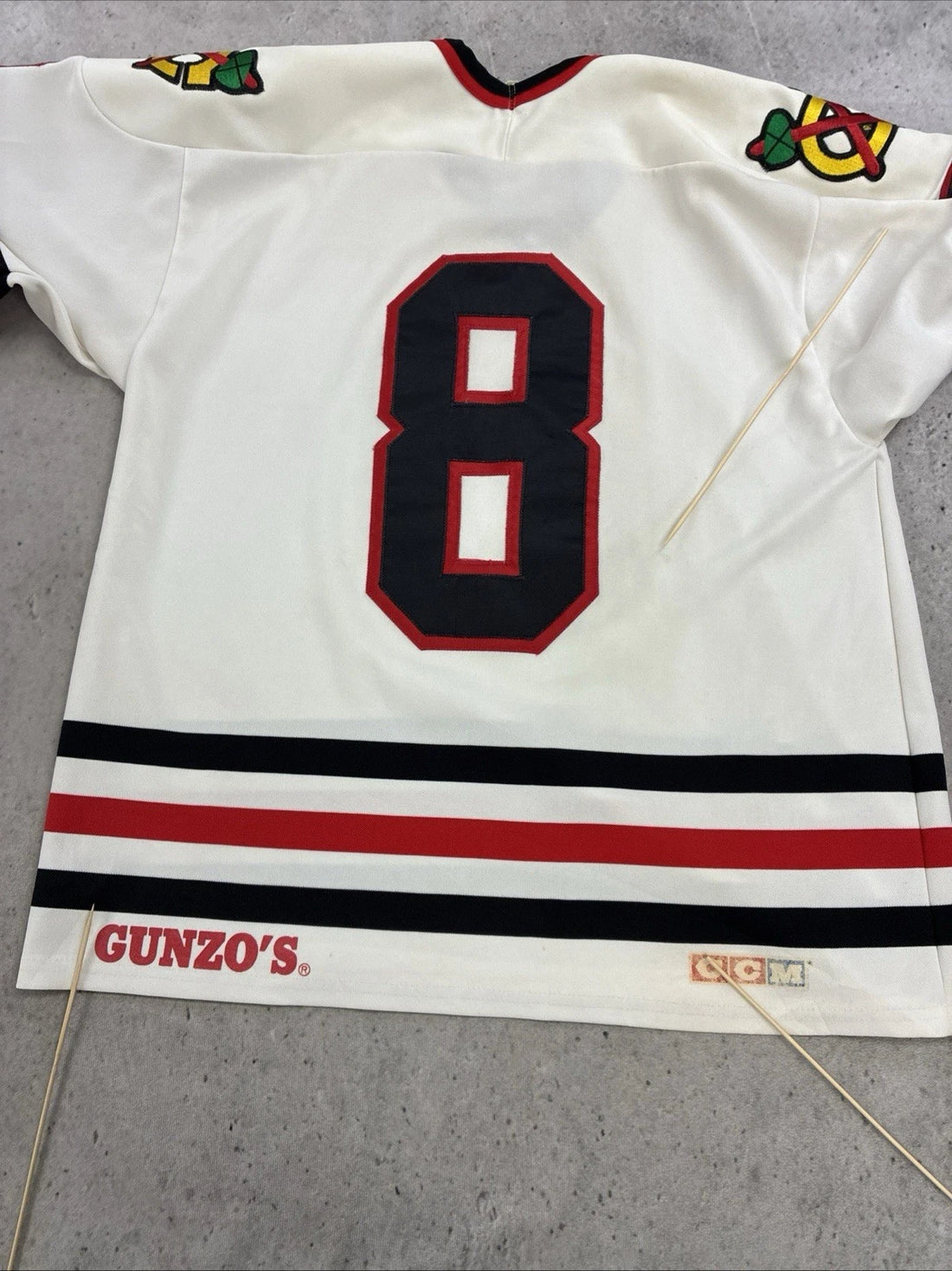Vintage Chicago Blackhawks CCM Jersey Size Large NHL