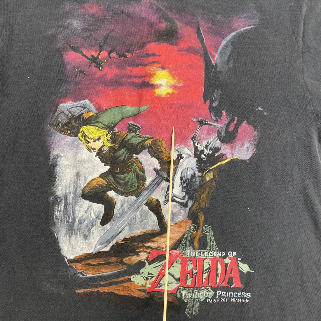Zelda Twilight Princess Nintendo T-Shirt Size Medium Video Game Promo 2011