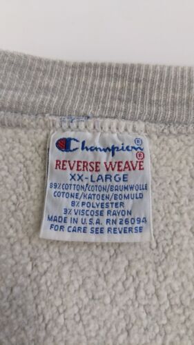 Vintage Berkeley Champion Reverse Weave Crewneck Sweatshirt Size 2XL 90s