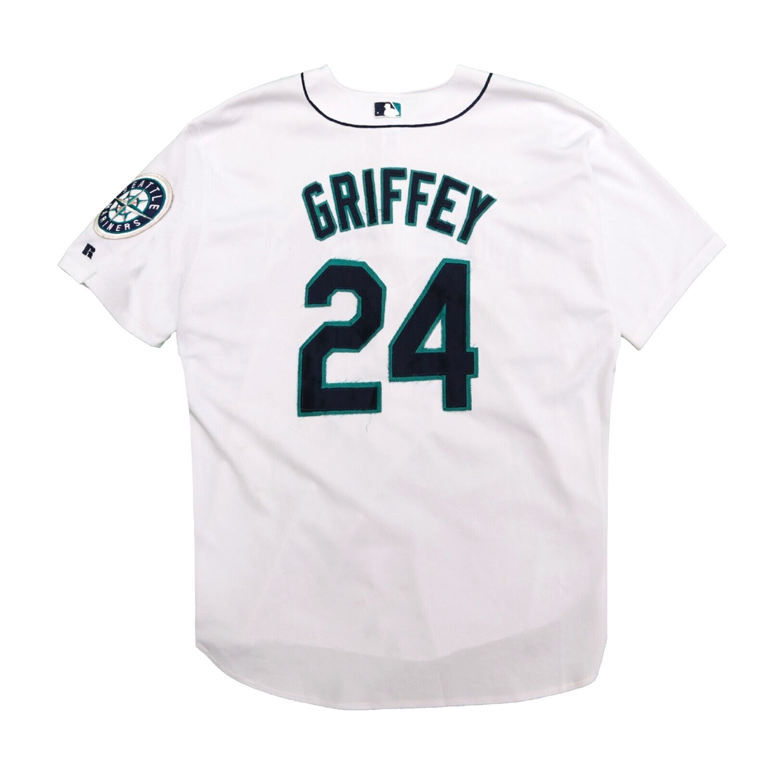 Vintage Seattle Mariners Ken Griffey Jr Authentic Russell Jersey Size 56 90s MLB