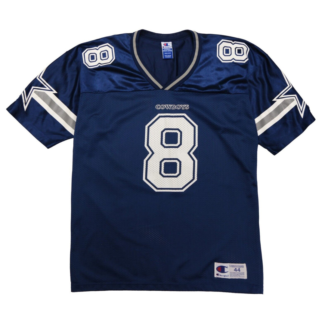 90s Dallas Cowboys Troy Aikman 8 NFL Football Jersey T-shirt 