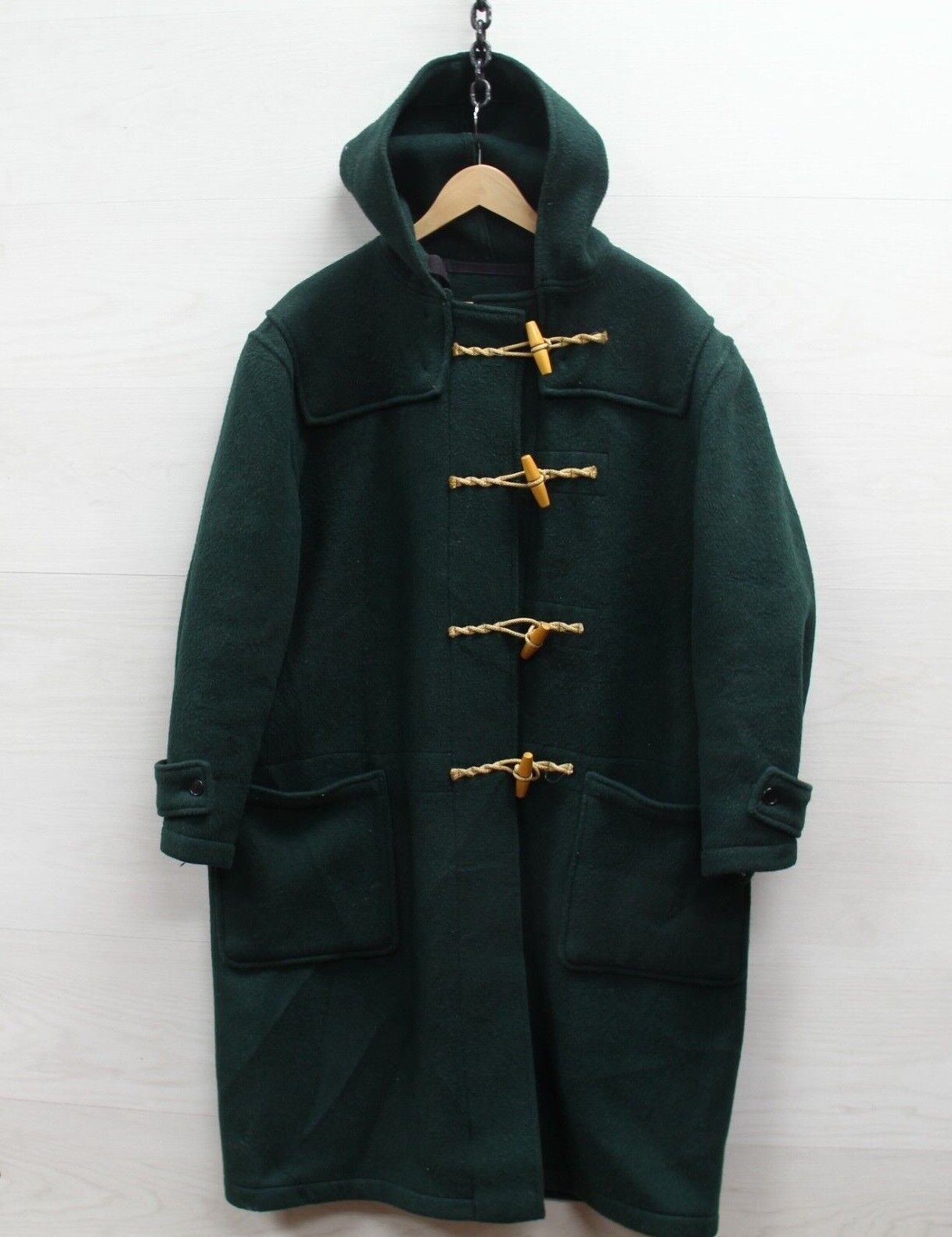 Green duffle clearance coat