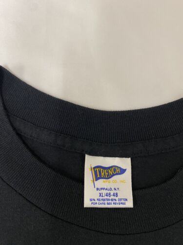 Vintage Pittsburgh Steelers Helmet T-Shirt Size XL Black 80s 90s NFL