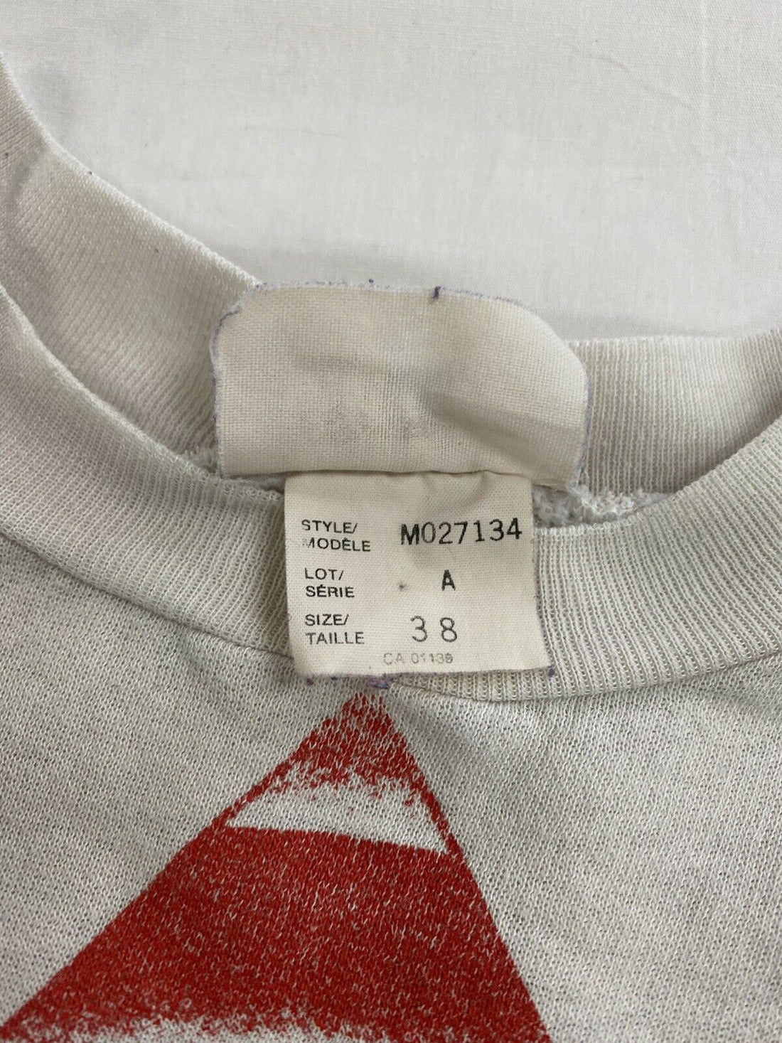 Vintage Mickey Mouse Disney Sweatshirt Crewneck Size Small White 90s Made Canada
