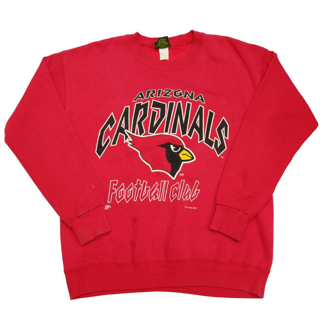 Vintage 90s Arizona Cardinals Crewneck Sweatshirt Size Large