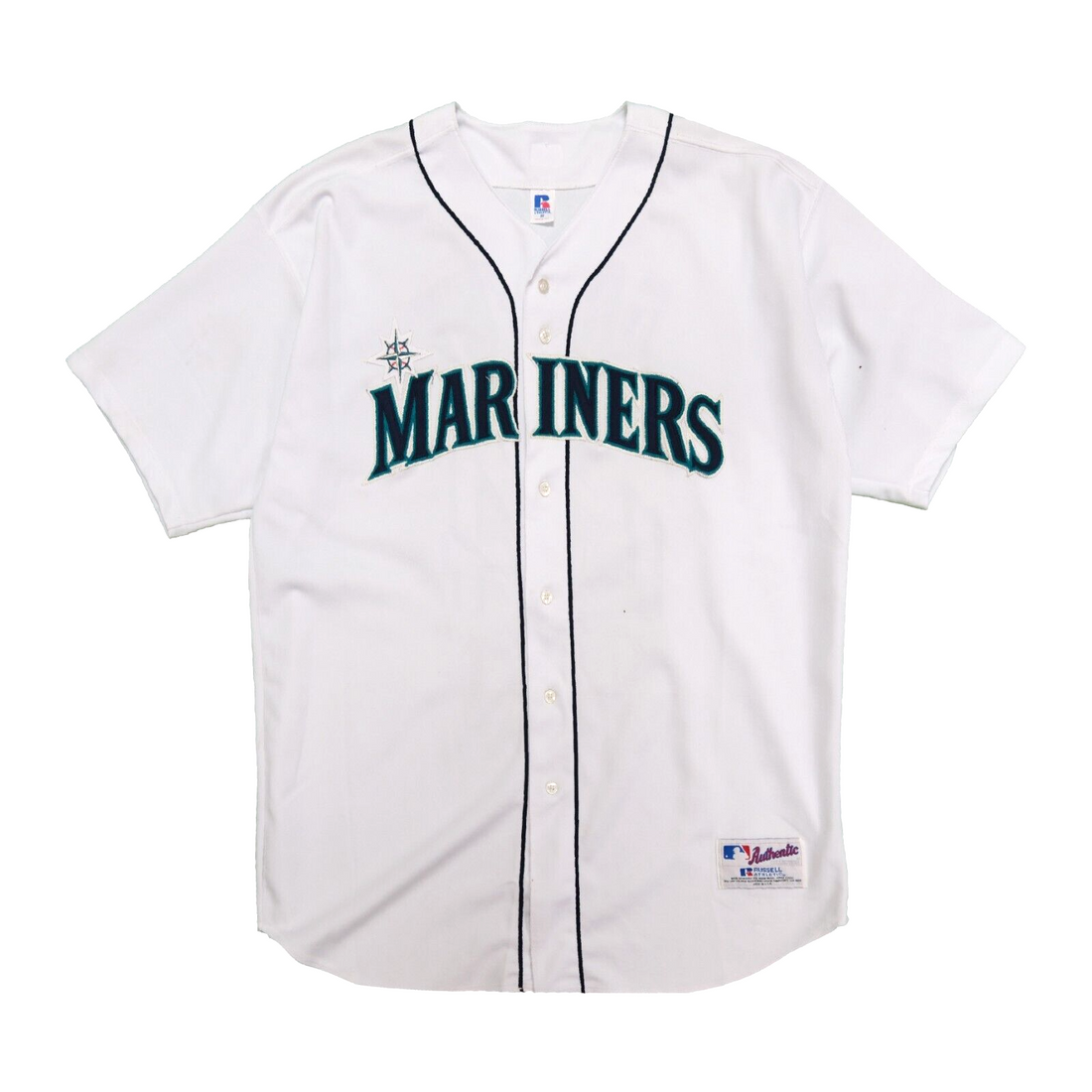 Vintage Seattle Mariners Ken Griffey Jr Authentic Russell Jersey Size 56 90s MLB